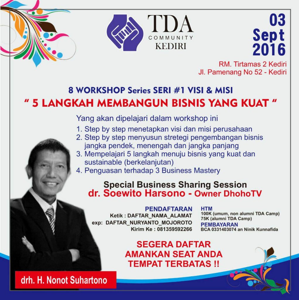 TDA Kediri 8 wshop series