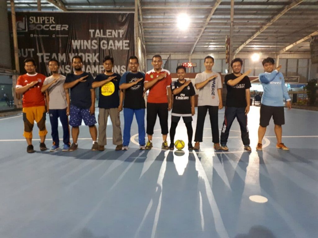 Sejumlah Pebisnis TDA Depok Bentuk Tim "Goal" di Lapangan Futsal
