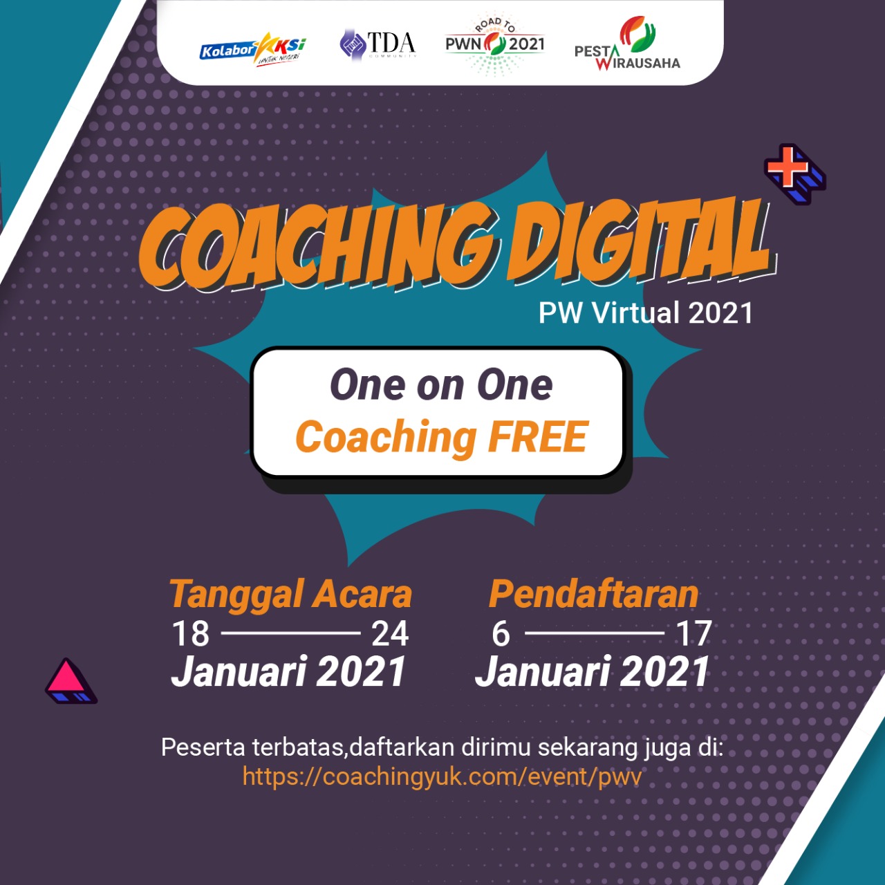 Coaching Digital di Pesta Wirausaha Virtual 2021