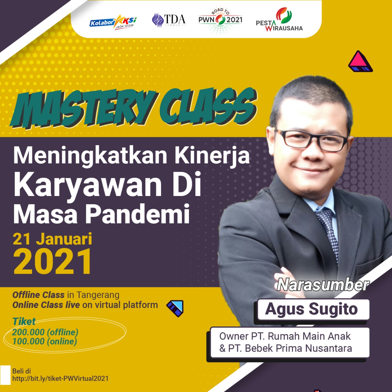 Mastery Class: Meningkatkan Kinerja Karyawan Di Masa Pandemi