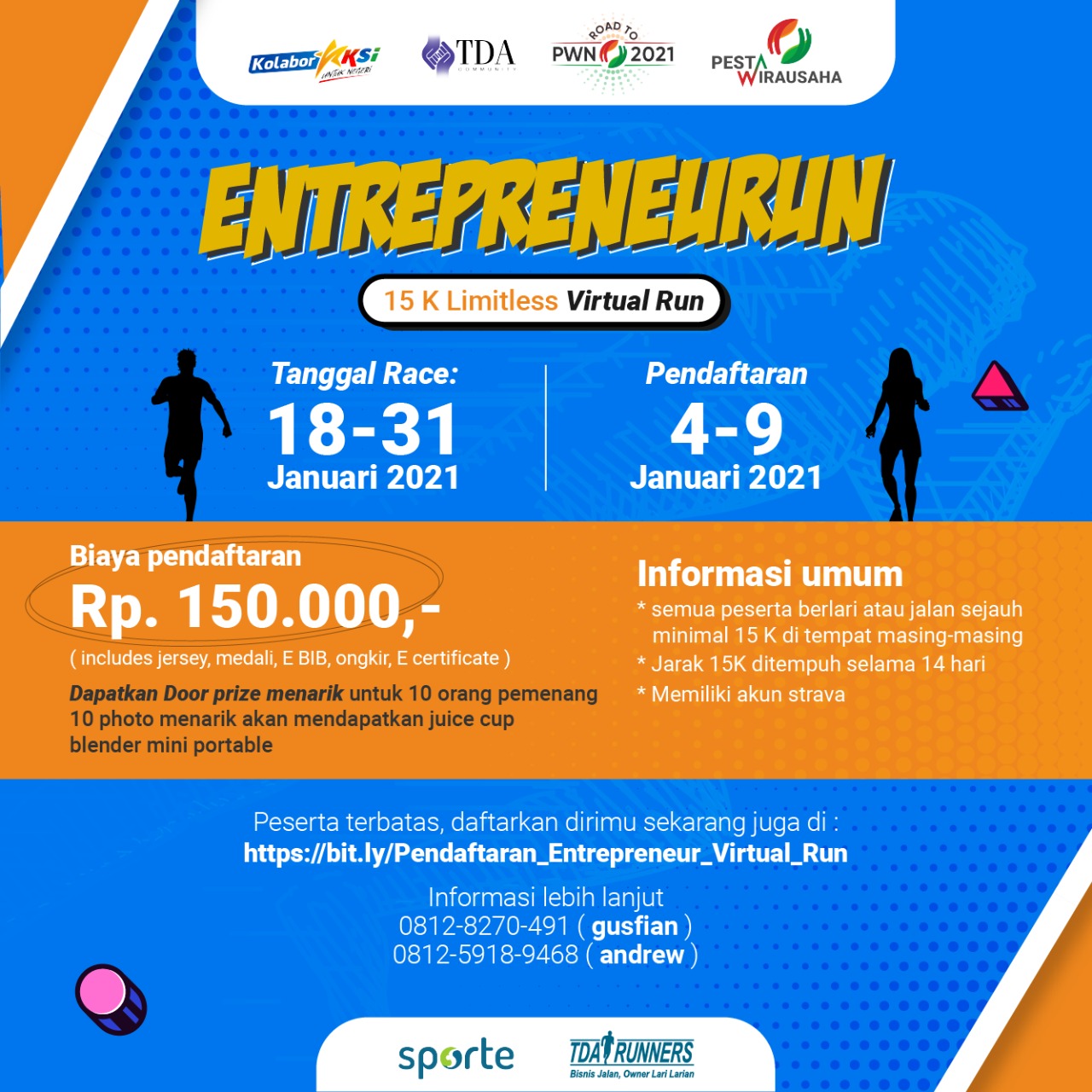 Virtual Run: Entrepreneurun 15K