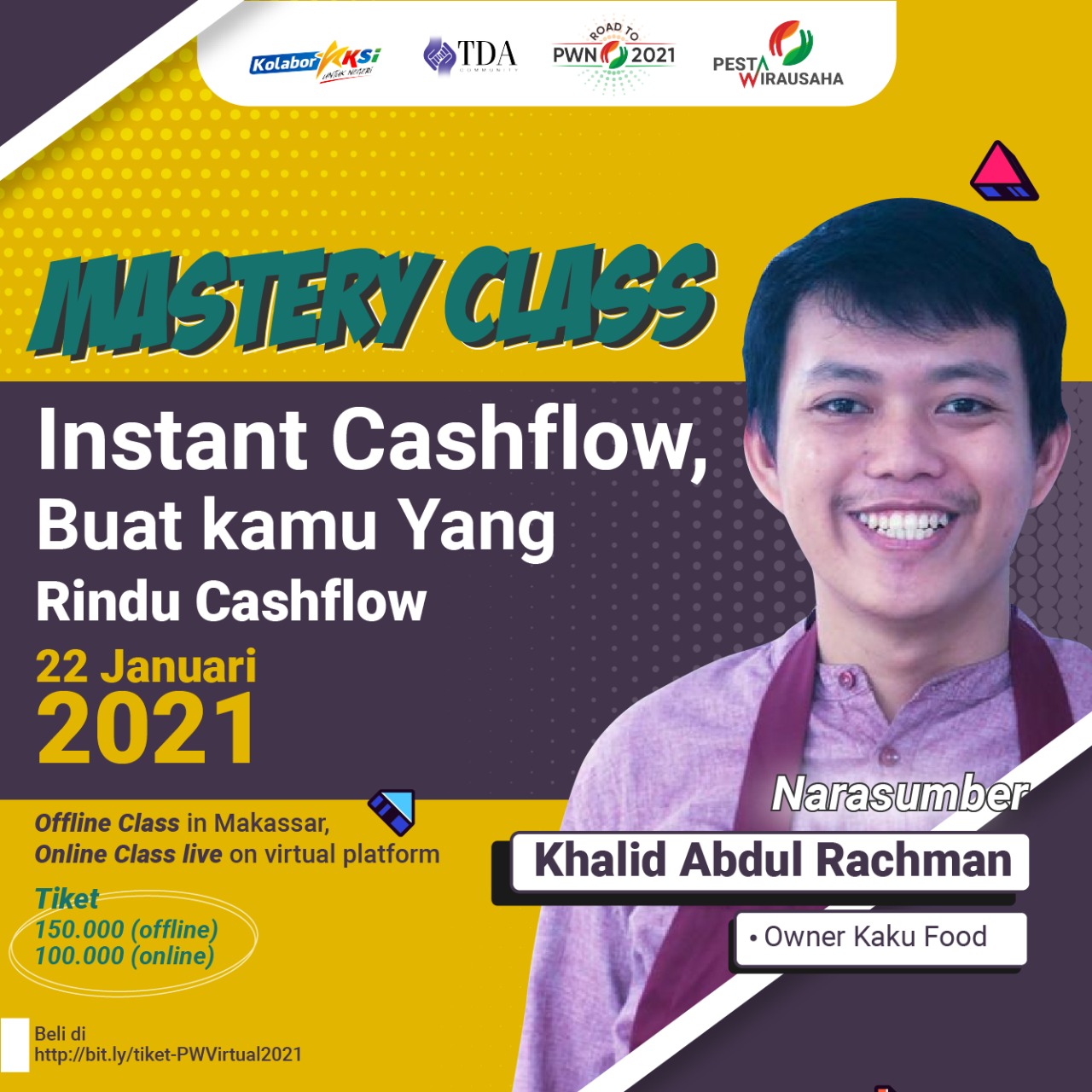 Mastery Class: Instan Cashflow, buat Kamu Yang Rindu Cashflow